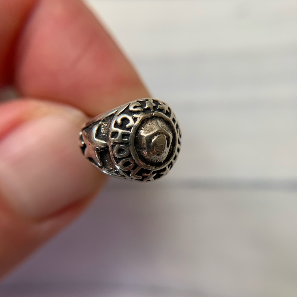 Sterling Silver Graduation Ring Charm